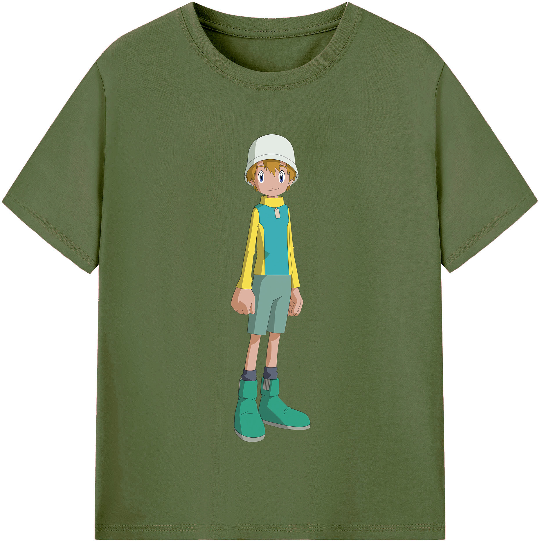 （画像用） Digimon デジタルモンスター/デジモン 綿100％半袖Tシャツ（フロントプリント）